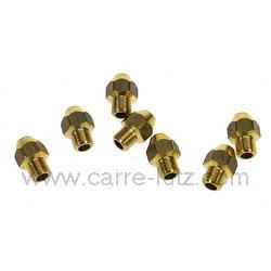 Panoplie d' injecteurs pour gaz butane / propane
