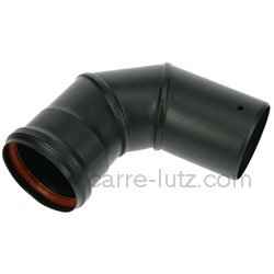 COUDE D 80 MM 90� NOIR MAT