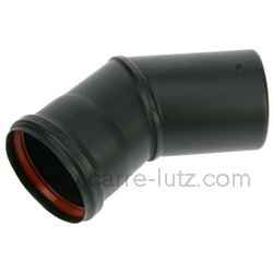 COUDE D 80 MM 45� NOIR MAT