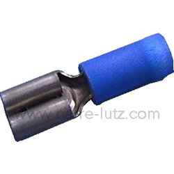COSSE FEMELLE ISOLEE BLEUE 5MM
