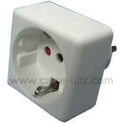 ADAPTATEUR 2P+T FRANCO-ANGLAIS