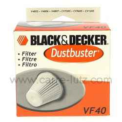 Filtre d'aspirateur VF40 Black&Decker