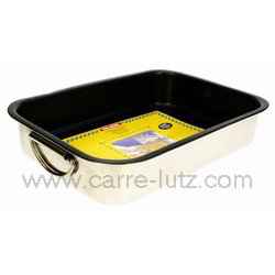 Plat four inox anti adherent 25x19x5,5 cm