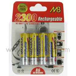 4 PILES R6 2300MAH NI-MH
