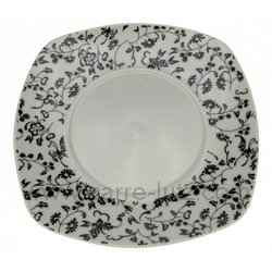 Coffret 6 desserts fleurs noir