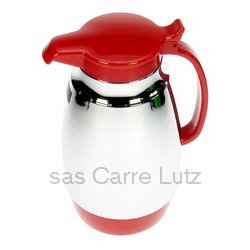 Pichet isotherme 1 litre rouge/inox