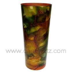 Vase orange Zan