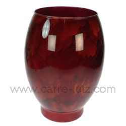 Vase rouge boule P�kin