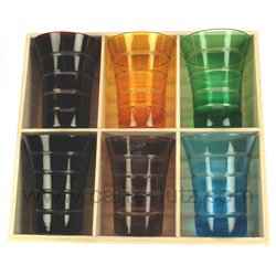 Coffret de 6 gobelets haussman