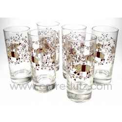 6 verres orangeade colombo