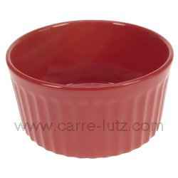 Moule à soufflé céramique rouge diamètre 19 cm