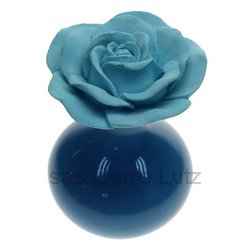 Coffret fleur et vase Turquoise