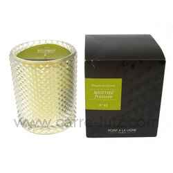 Bougie parfum�e menthe froiss�