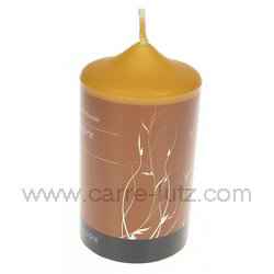 Bougie pilier GM ambre