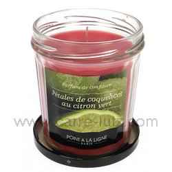Bougie confiture coquelicot citron vert