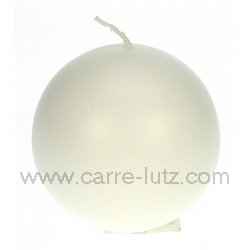 Bougie boule blanche n�2