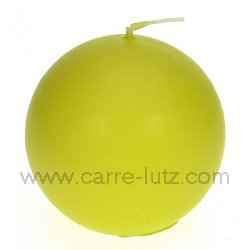 Bougie boule verts anis n�2