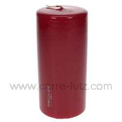 Bougie pilier 115 rouge glac�