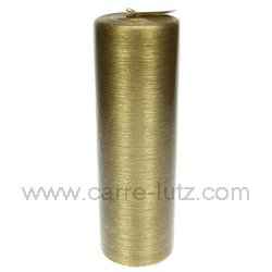 Bougie pilier 125 soie or