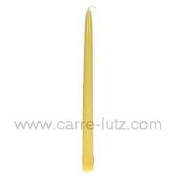 Bougie flambeau beige