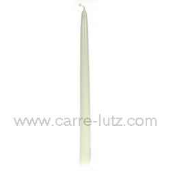 Bougie flambeau blanc