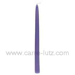 Bougie flambeau violet
