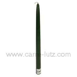 Bougie flambeau vert sapin