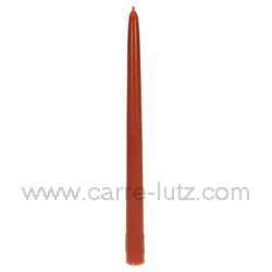 Bougie flambeau corail