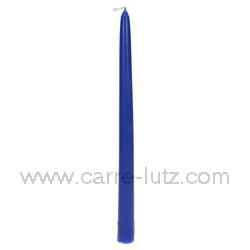 Bougie flambeau bleu cobalt