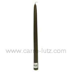 Bougie flambeau bronze