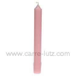 Bougie classique rose bonbon
