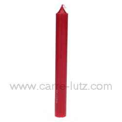 Bougie classique rouge