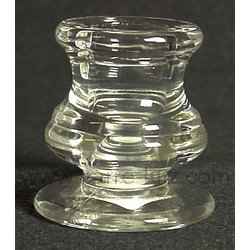 Petit bougeoir en verre