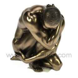 Sculpture résine/bronze nu