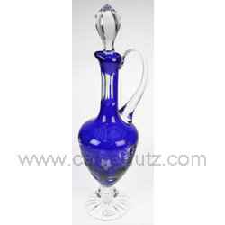 CARAFE AIGUILL�RE BLEU TAILL�E