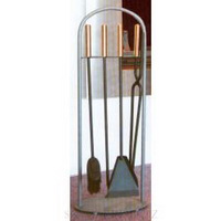 Serviteur et accessoires de cheminée