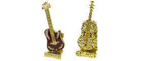 Petite boite � bijoux en �mail d�cor musique