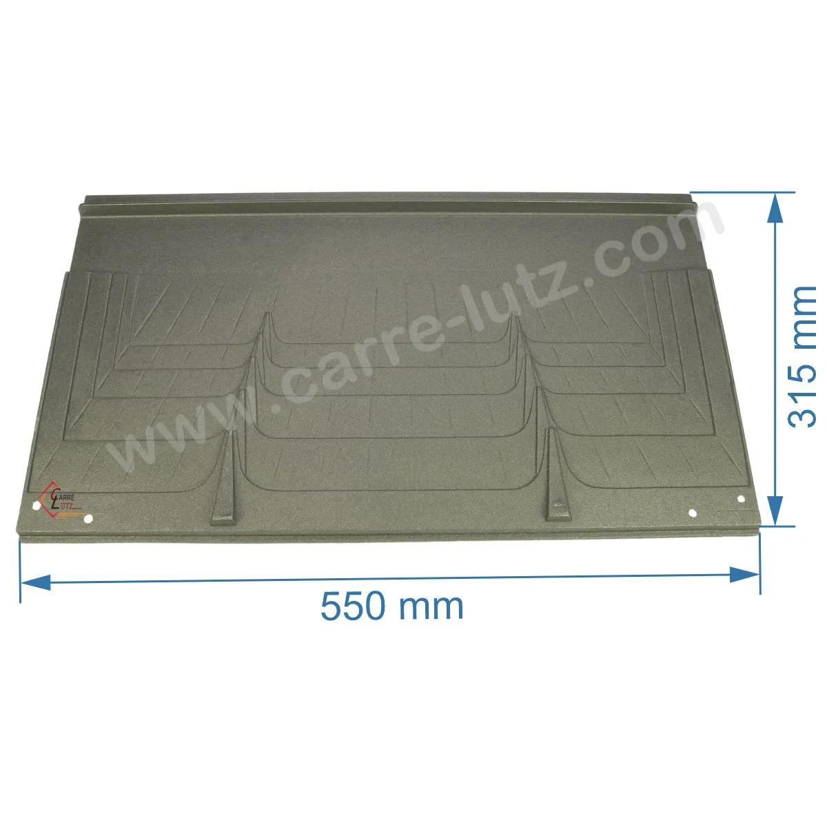 Plaque arrière de foyer P0022982 Deville Pièces Détachées Chauffage